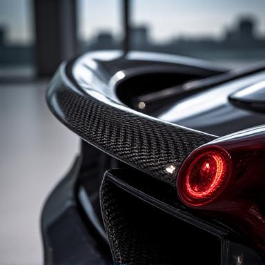 Carbon fiber aerodynamic wing